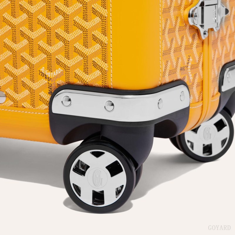 Goyard BOURGET PM TROLLEY CASE Koffert Gul | GY-JMR8130