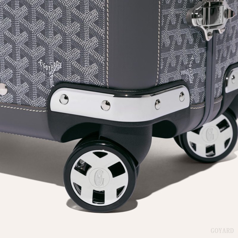 Goyard BOURGET PM TROLLEY CASE Koffert Grå | GY-EIB4250