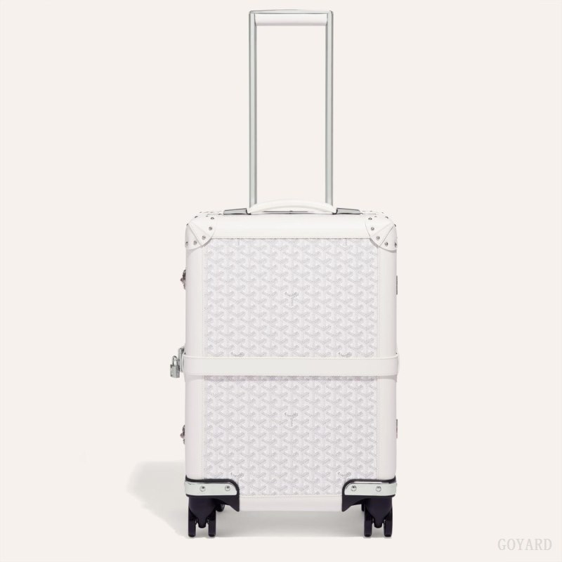 Goyard BOURGET PM TROLLEY CASE Koffert Hvite | GY-RBR6982