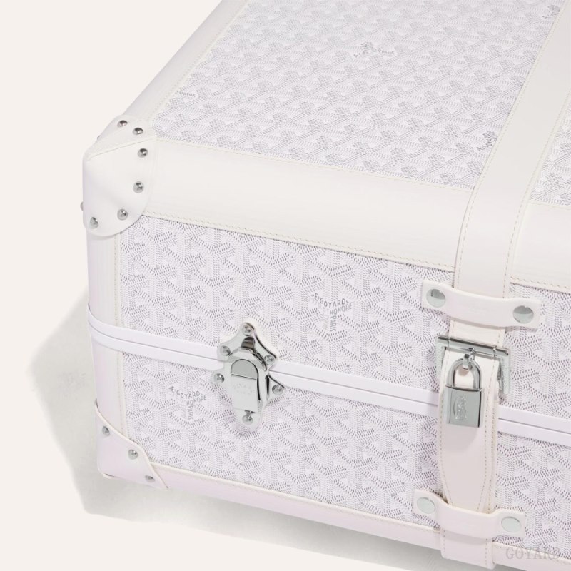 Goyard BOURGET PM TROLLEY CASE Koffert Hvite | GY-RBR6982