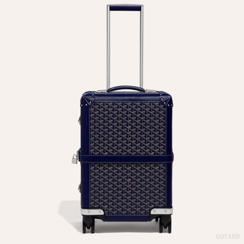Goyard BOURGET PM TROLLEY CASE Koffert Marineblå Blå | GY-EVA3449
