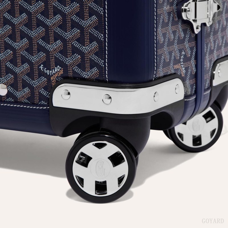 Goyard BOURGET PM TROLLEY CASE Koffert Marineblå Blå | GY-EVA3449