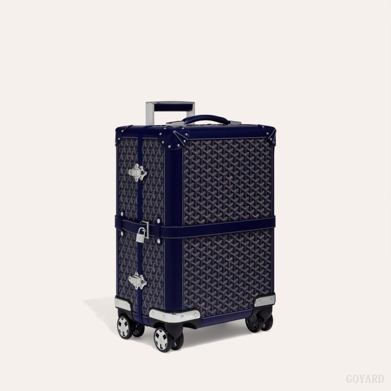 Goyard BOURGET PM TROLLEY CASE Koffert Marineblå Blå | GY-EVA3449