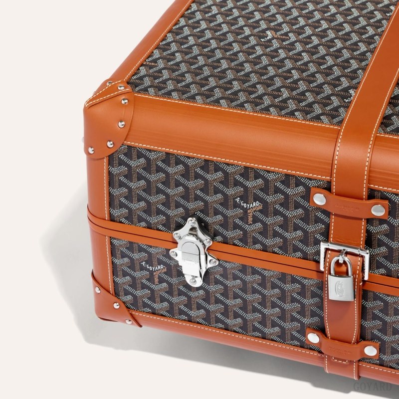 Goyard BOURGET PM TROLLEY CASE Koffert Svarte Brune | GY-IME3142