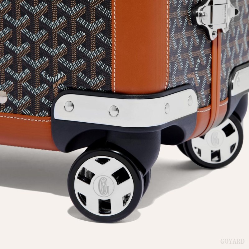 Goyard BOURGET PM TROLLEY CASE Koffert Svarte Brune | GY-IME3142