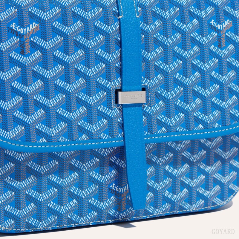 Goyard Belvedere MM Bag Skulderveske Blå | GY-FLR6024