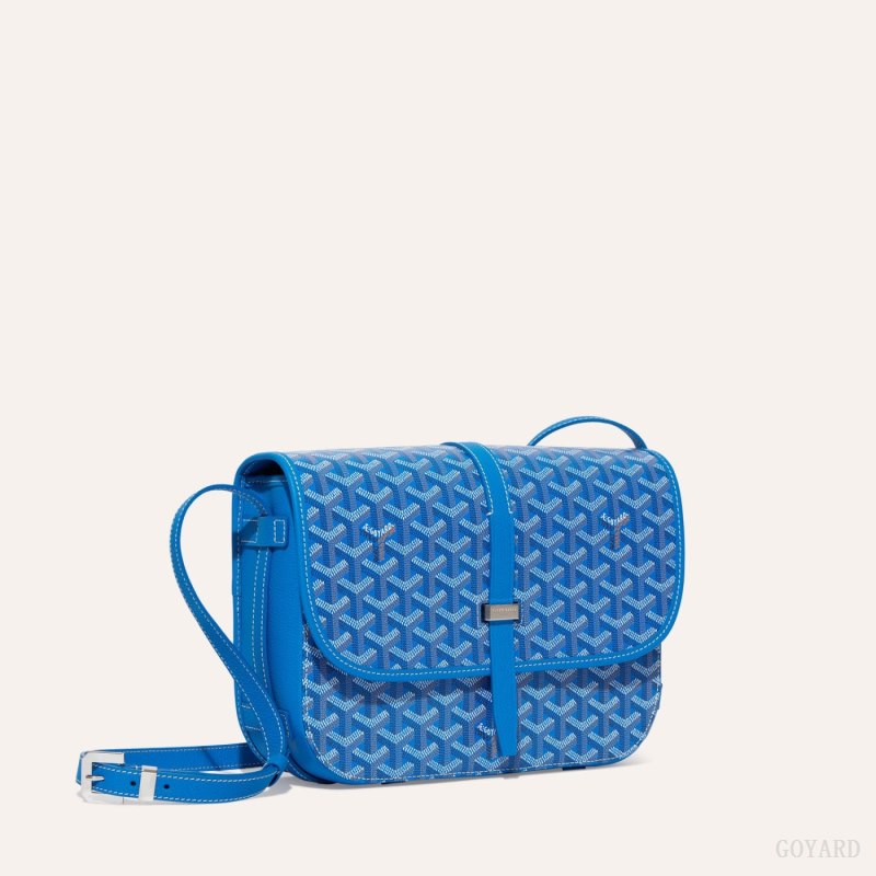 Goyard Belvedere MM Bag Skulderveske Blå | GY-FLR6024