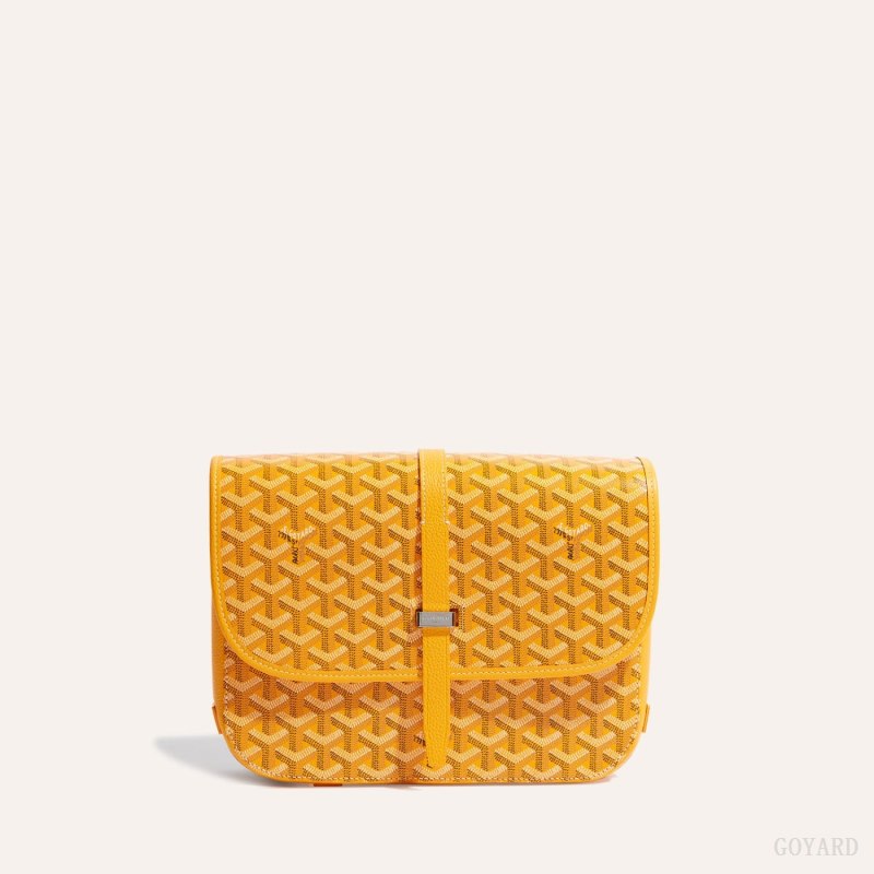 Goyard Belvedere MM Bag Skulderveske Gul | GY-EHP8188