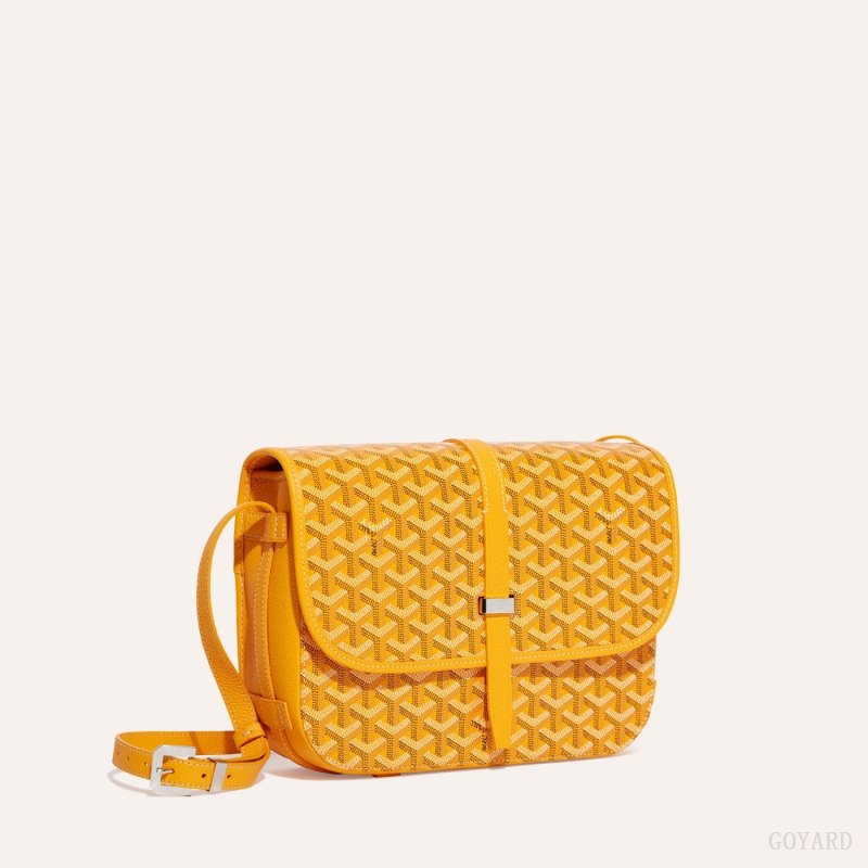 Goyard Belvedere MM Bag Skulderveske Gul | GY-EHP8188