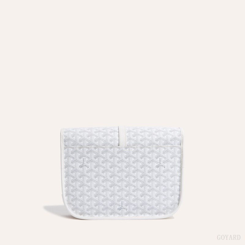 Goyard Belvedere MM Bag Skulderveske Hvite | GY-TUP7657