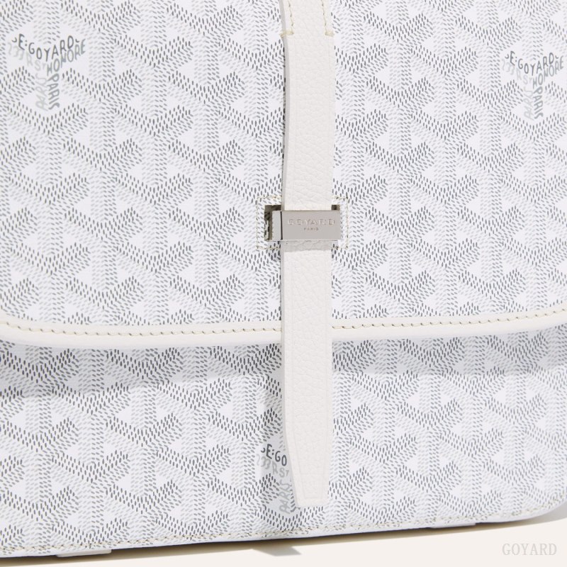 Goyard Belvedere MM Bag Skulderveske Hvite | GY-TUP7657
