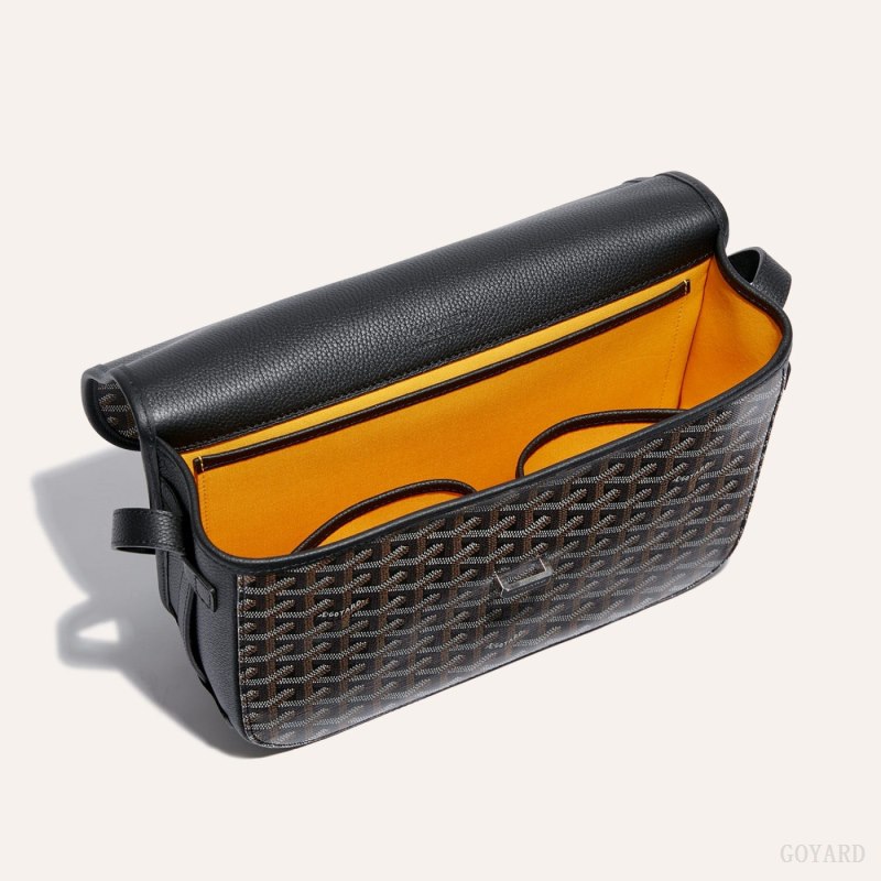 Goyard Belvedere MM Bag Skulderveske Svarte | GY-AUF9352