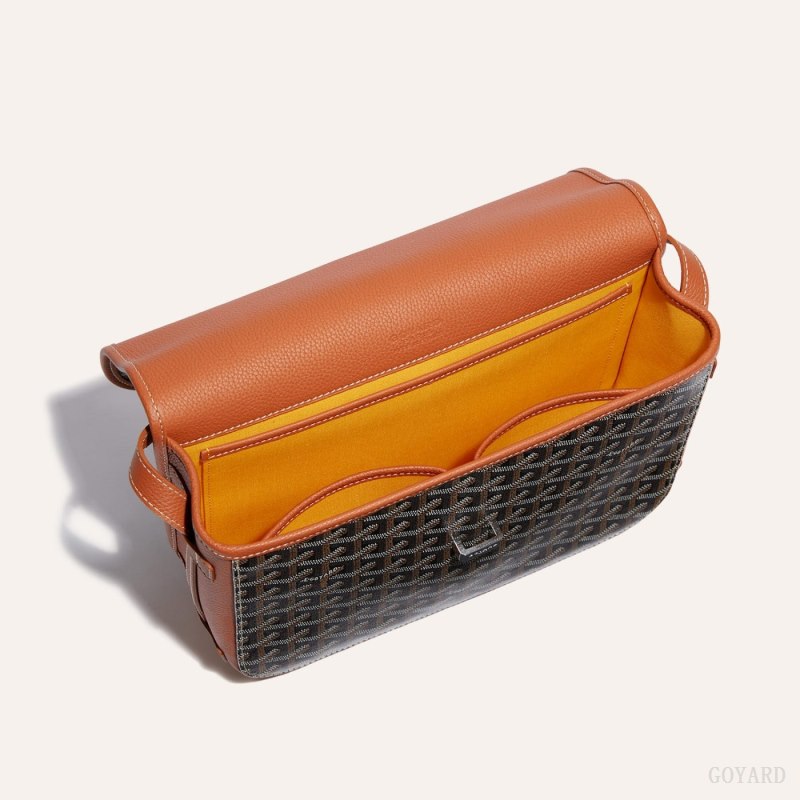 Goyard Belvedere MM Bag Skulderveske Svarte Brune | GY-JPM6623