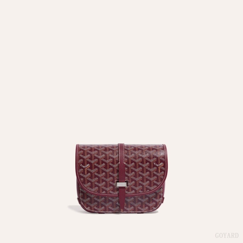 Goyard Belvedere PM Bag Skulderveske Burgunder | GY-VDH3286
