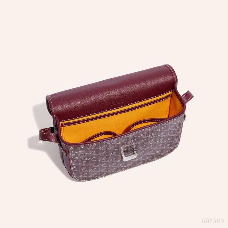 Goyard Belvedere PM Bag Skulderveske Burgunder | GY-VDH3286