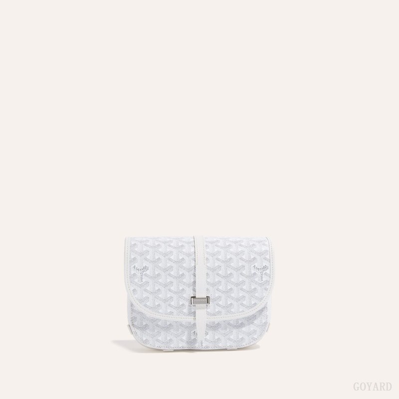 Goyard Belvedere PM Bag Skulderveske Hvite | GY-OUG5351