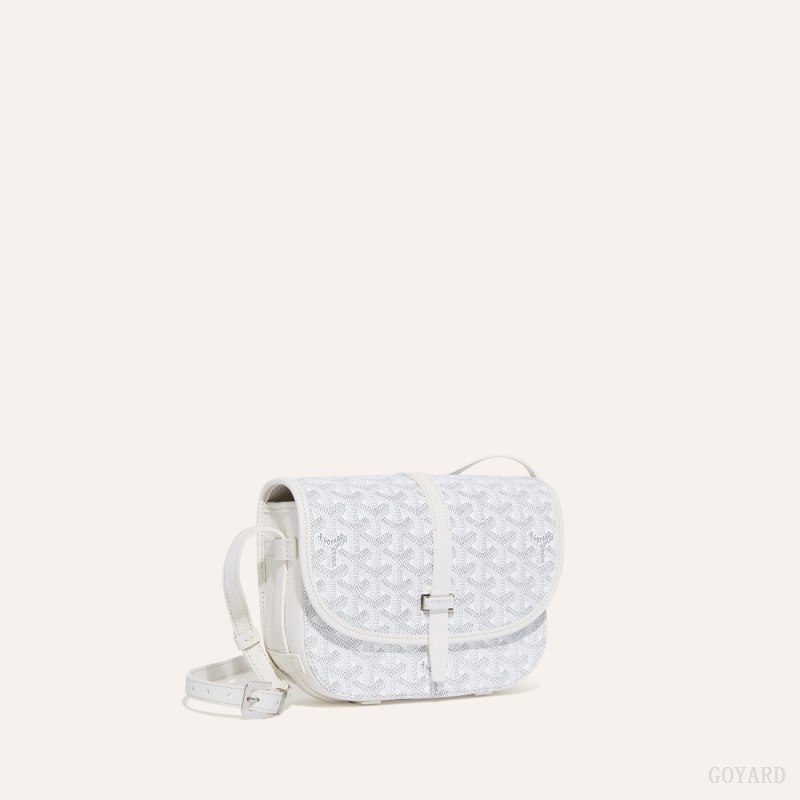 Goyard Belvedere PM Bag Skulderveske Hvite | GY-OUG5351