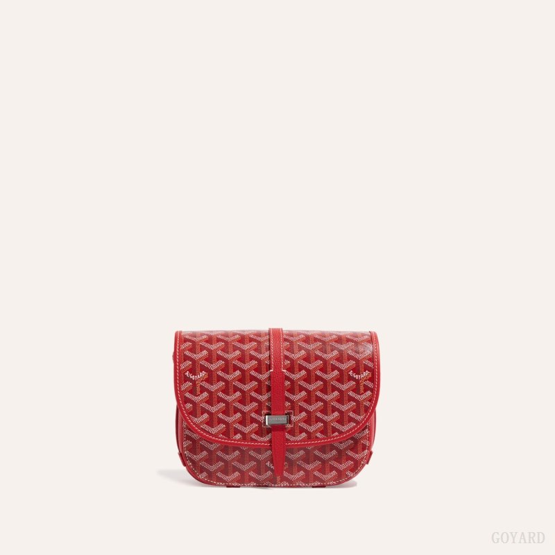 Goyard Belvedere PM Bag Skulderveske Rød | GY-THL9358
