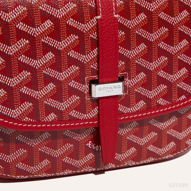 Goyard Belvedere PM Bag Skulderveske Rød | GY-THL9358