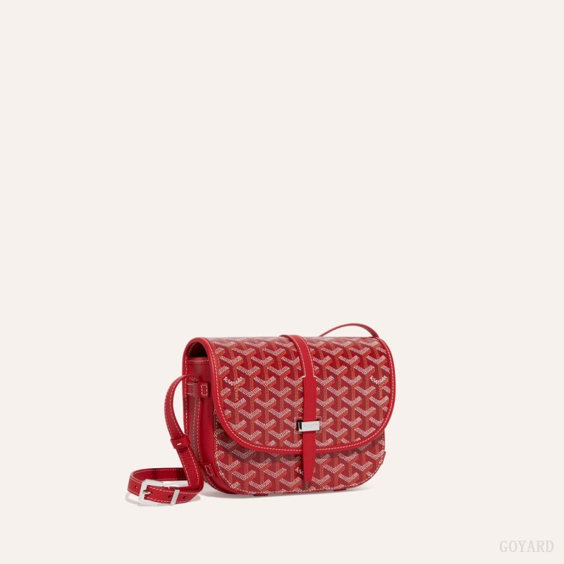 Goyard Belvedere PM Bag Skulderveske Rød | GY-THL9358
