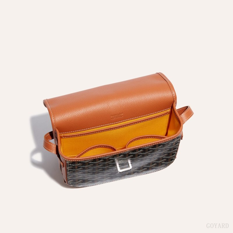 Goyard Belvedere PM Bag Skulderveske Svarte Brune | GY-MUJ6703