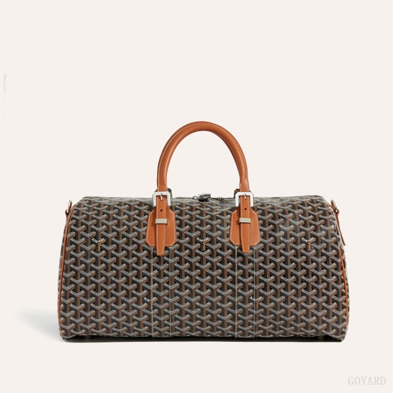 Goyard Boston 45 bag Reiseveske Svarte Brune | GY-MOC7199