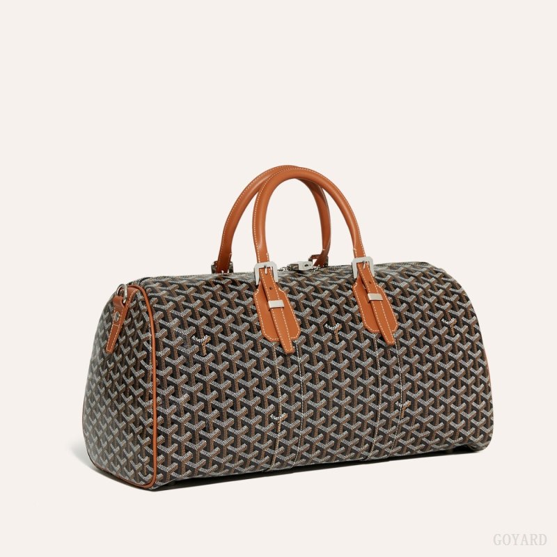 Goyard Boston 45 bag Reiseveske Svarte Brune | GY-MOC7199
