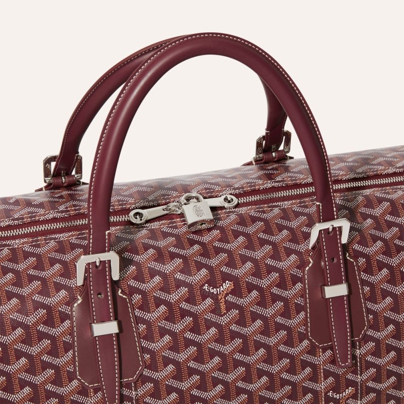 Goyard Boston 50 bag Reiseveske Burgunder | GY-JWP3495