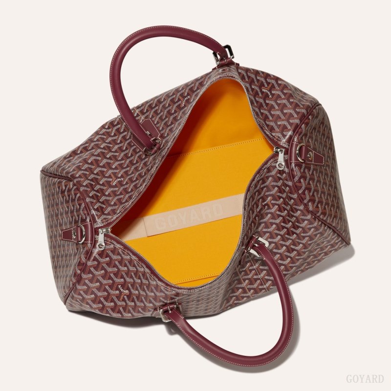 Goyard Boston 50 bag Reiseveske Burgunder | GY-JWP3495