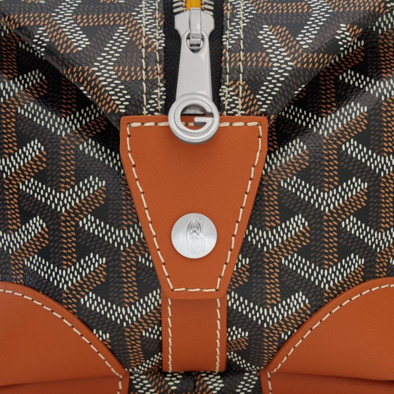 Goyard Bowling 25 Toiletry Bag Accessories Svarte Brune | GY-CFN1050