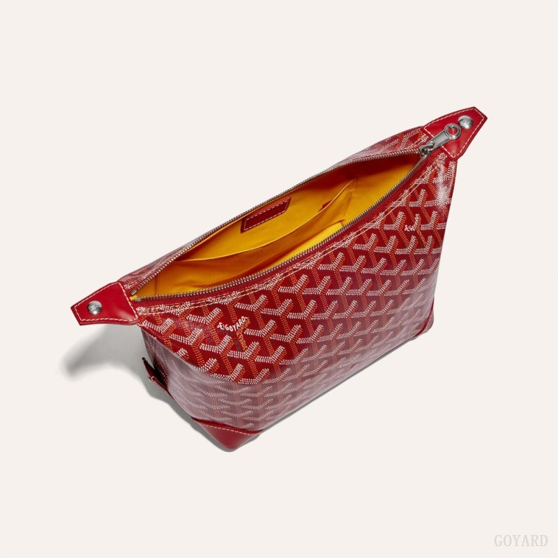 Goyard Bowling 25 Toiletry Bag Accessories Rød | GY-SZU7786