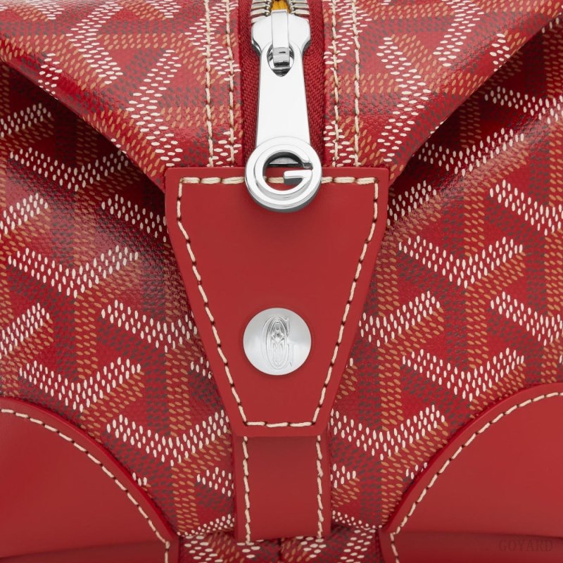 Goyard Bowling 25 Toiletry Bag Accessories Rød | GY-SZU7786