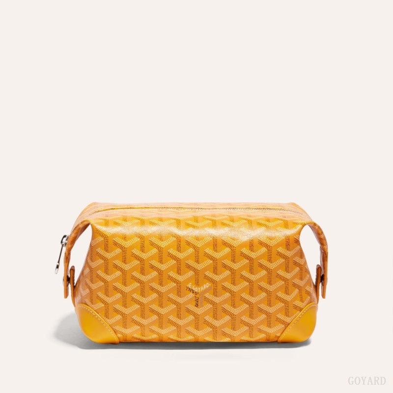 Goyard Bowling 25 Toiletry Bag Accessories Gul | GY-MMK5990