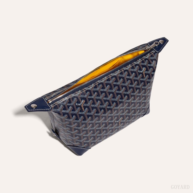 Goyard Bowling 25 Toiletry Bag Accessories Marineblå Blå | GY-OEO7880