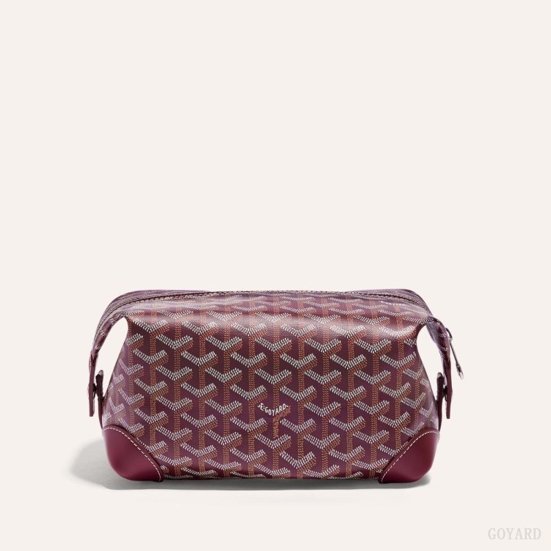 Goyard Bowling 25 Toiletry Bag Accessories Burgunder | GY-COE3723