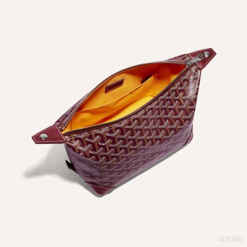 Goyard Bowling 25 Toiletry Bag Accessories Burgunder | GY-COE3723