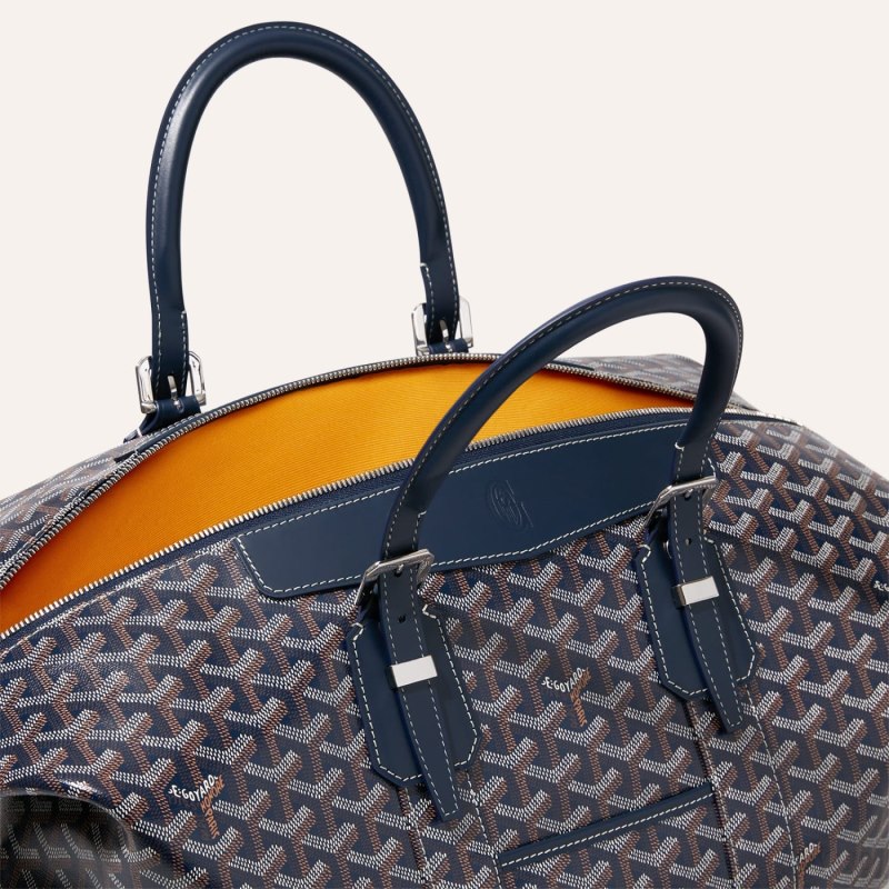 Goyard Bowling 45 bag Reiseveske Marineblå Blå | GY-XKQ6599