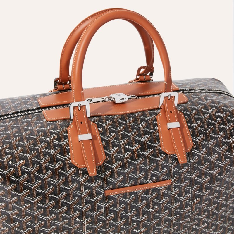 Goyard Bowling 45 bag Reiseveske Svarte Brune | GY-QXQ4160