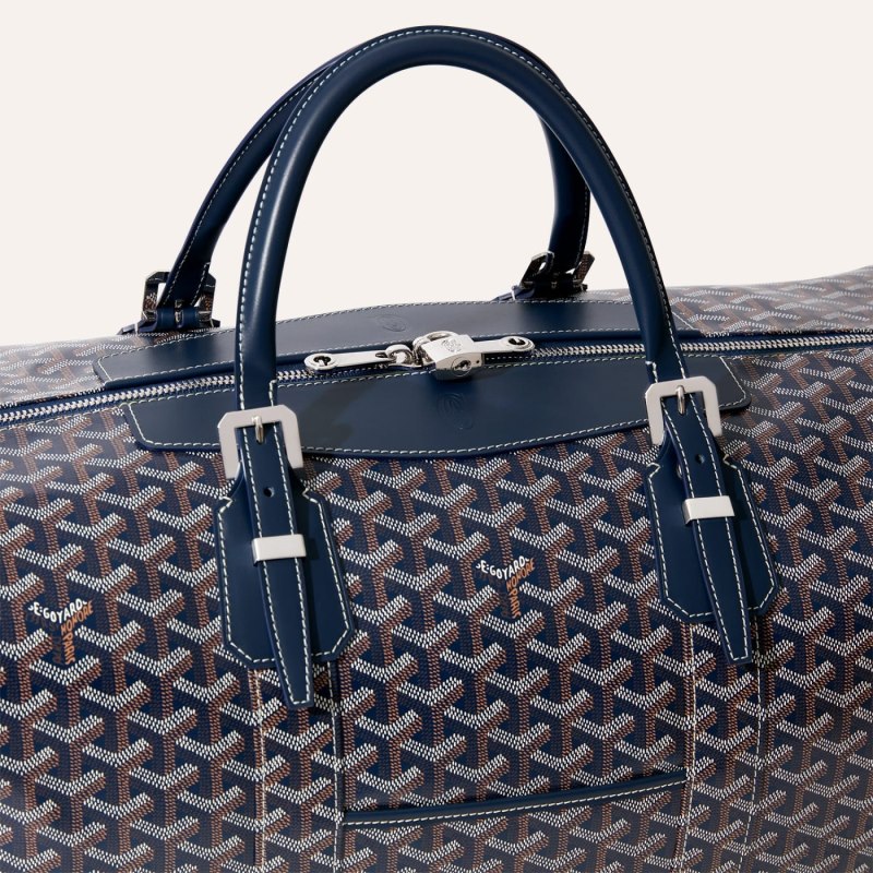 Goyard Bowling 55 bag Reiseveske Marineblå Blå | GY-LRI5221