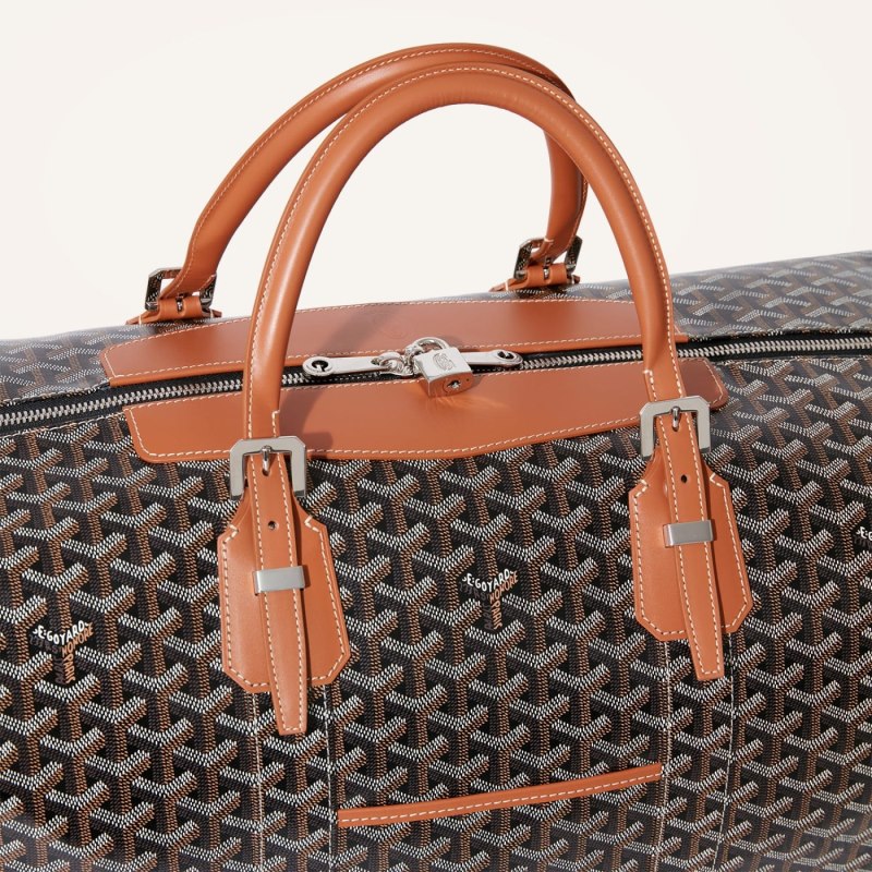 Goyard Bowling 55 bag Reiseveske Svarte Brune | GY-VYV5624
