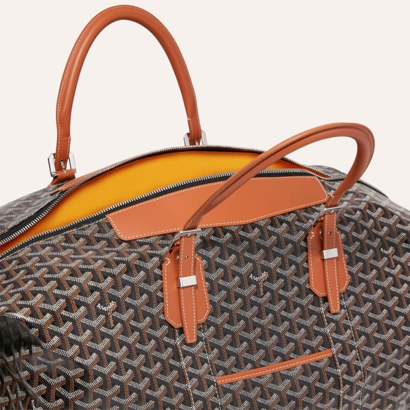 Goyard Bowling 55 bag Reiseveske Svarte Brune | GY-VYV5624