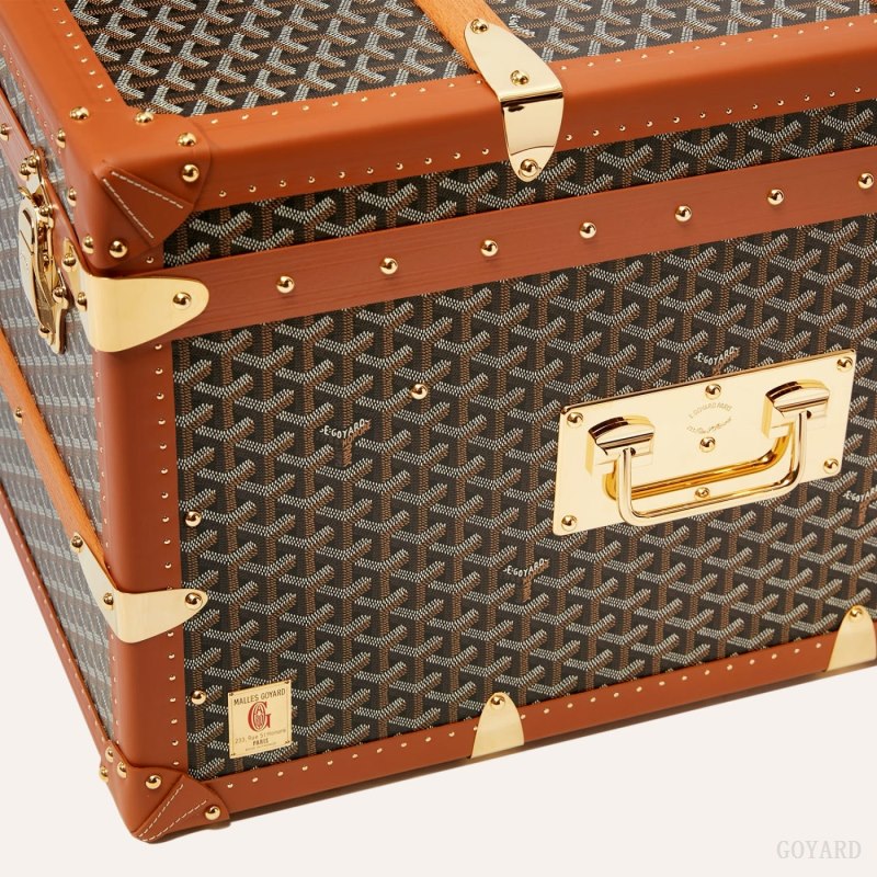 Goyard CABINE TRUNK Koffert Svarte Brune | GY-FNP1961