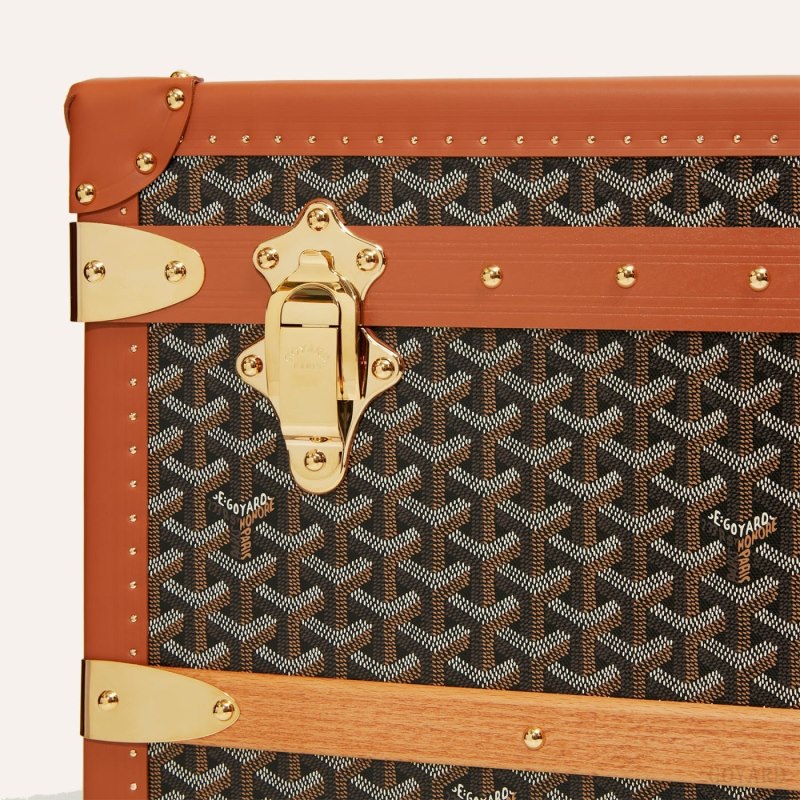 Goyard CABINE TRUNK Koffert Svarte Brune | GY-FNP1961