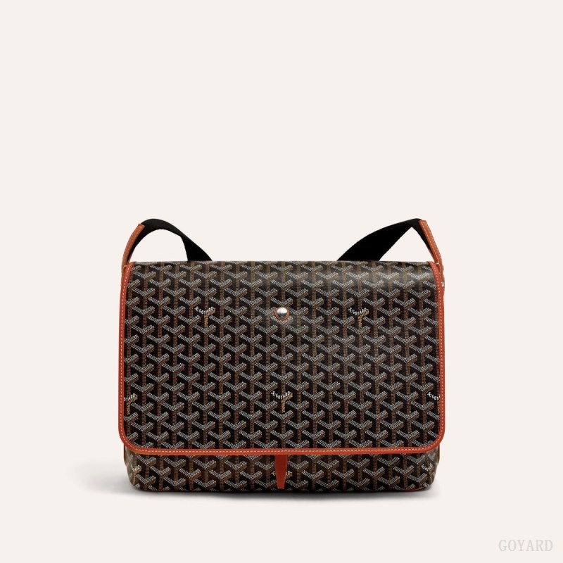 Goyard CAPETIEN MM MESSENGER BAG Skulderveske Svarte Brune | GY-CPV1424