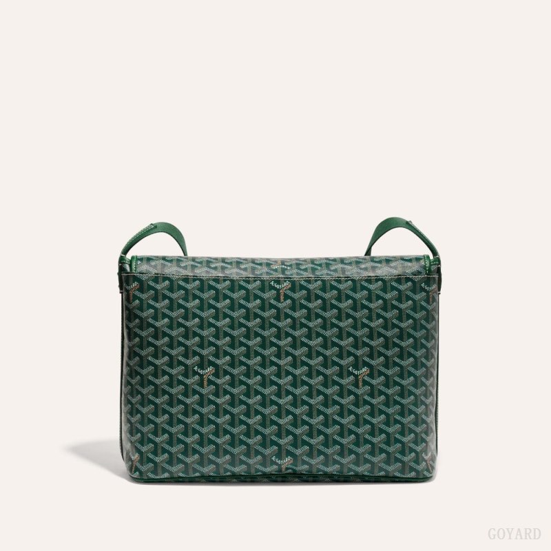 Goyard CAPETIEN MM MESSENGER BAG Skulderveske Grønn | GY-KXQ7077