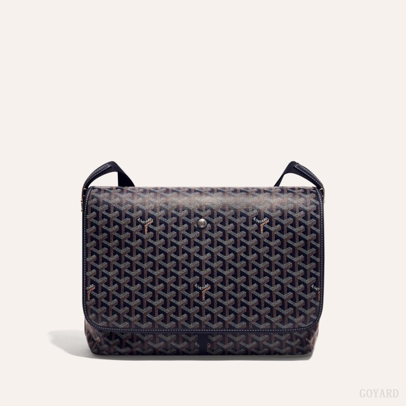 Goyard CAPETIEN MM MESSENGER BAG Skulderveske Marineblå Blå | GY-GKC5636