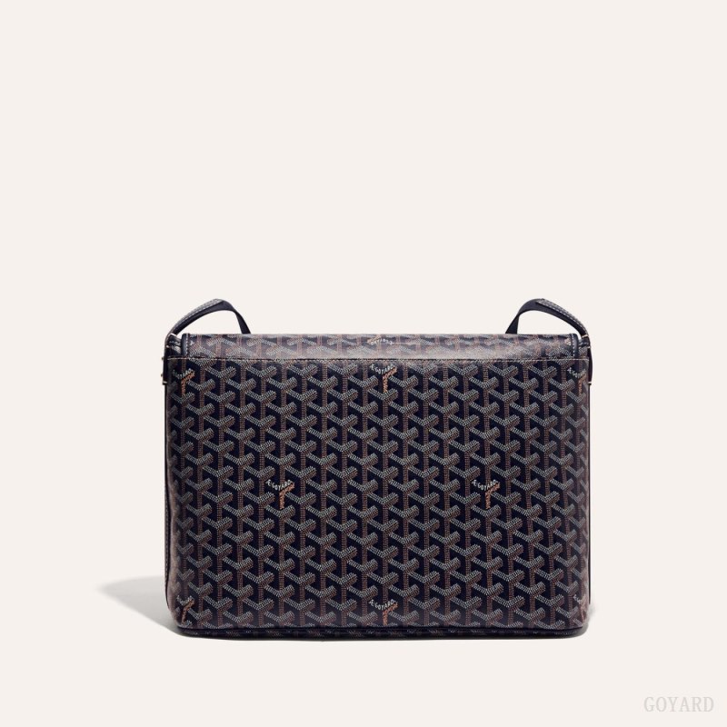Goyard CAPETIEN MM MESSENGER BAG Skulderveske Marineblå Blå | GY-GKC5636