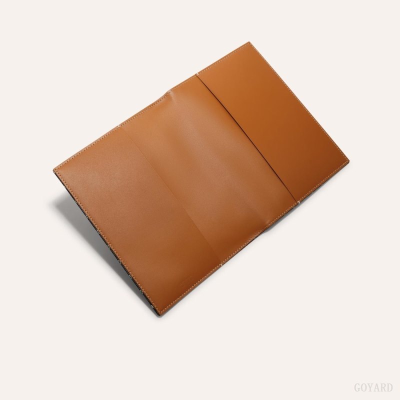 Goyard CASTIGLIONE DOCUMENT COVER Accessories Svarte Brune | GY-OMO4596