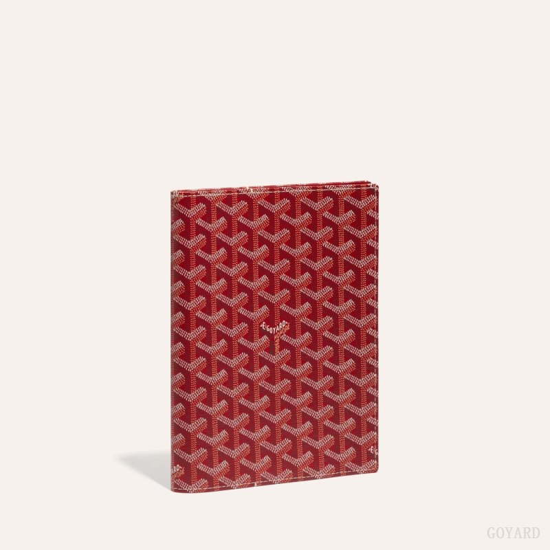 Goyard CASTIGLIONE DOCUMENT COVER Accessories Rød | GY-UJY5714