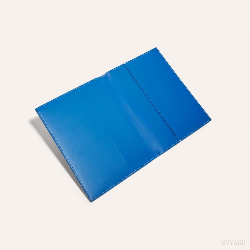 Goyard CASTIGLIONE DOCUMENT COVER Accessories Blå | GY-ZFD4875